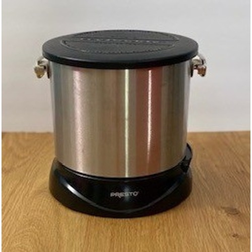 Presto FryDaddy Elite Electric Deep Fryer 4 Cup Silver Stainless Steel 0542610